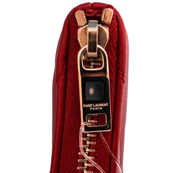 Monogram YSL Small Chevron Quilted Leather Pouch - Picture 7 of 10